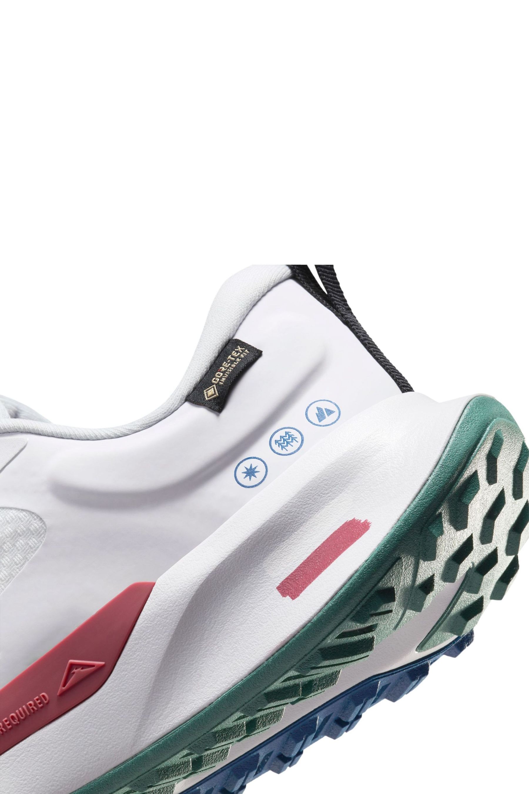 Buy Nike White Green Juniper Trail 2 GORE TEX Waterproof Trail Running Trainers from Next Luxembourg