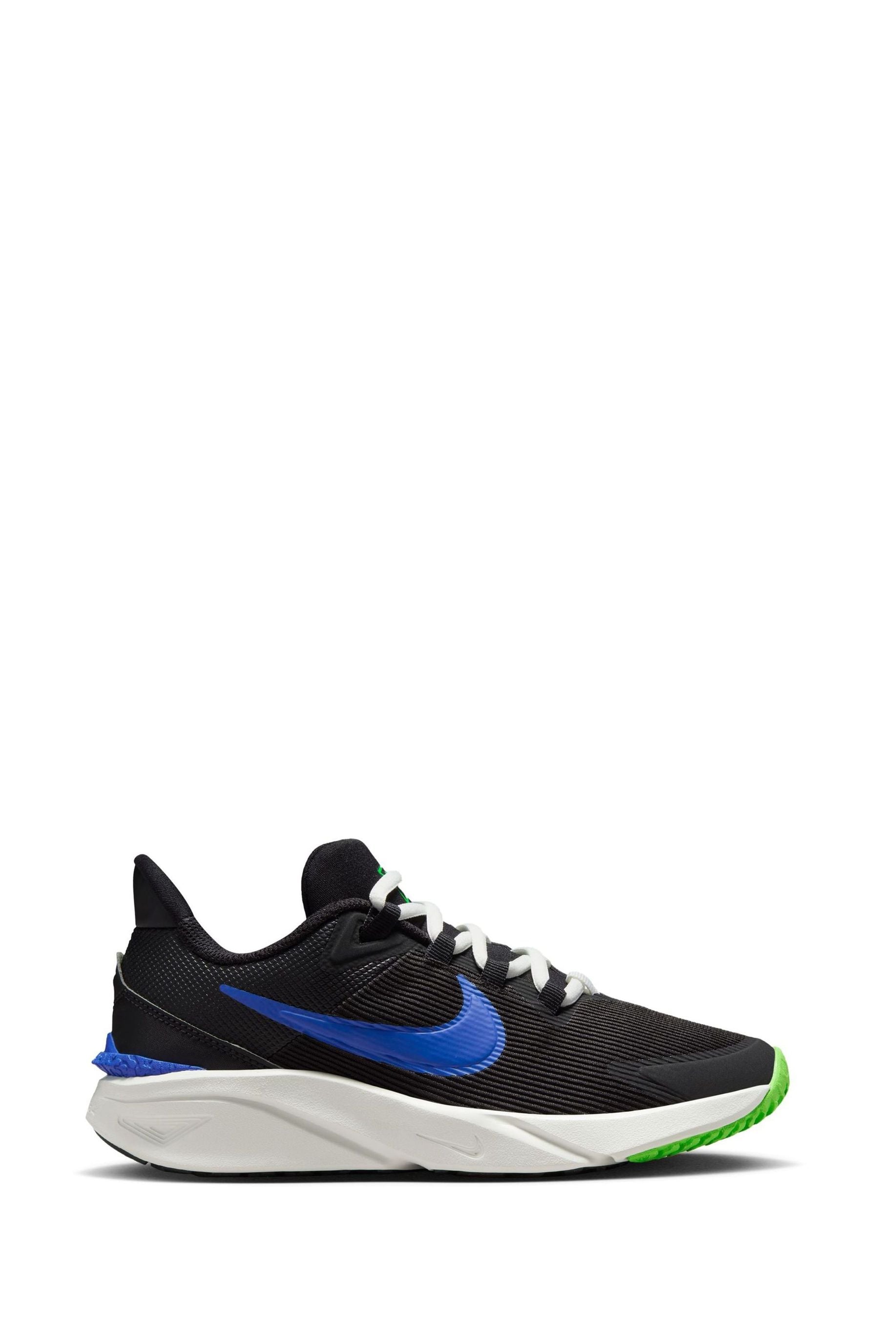 Buy Nike Black Blue Youth Star Runner 4 Trainers from Next France