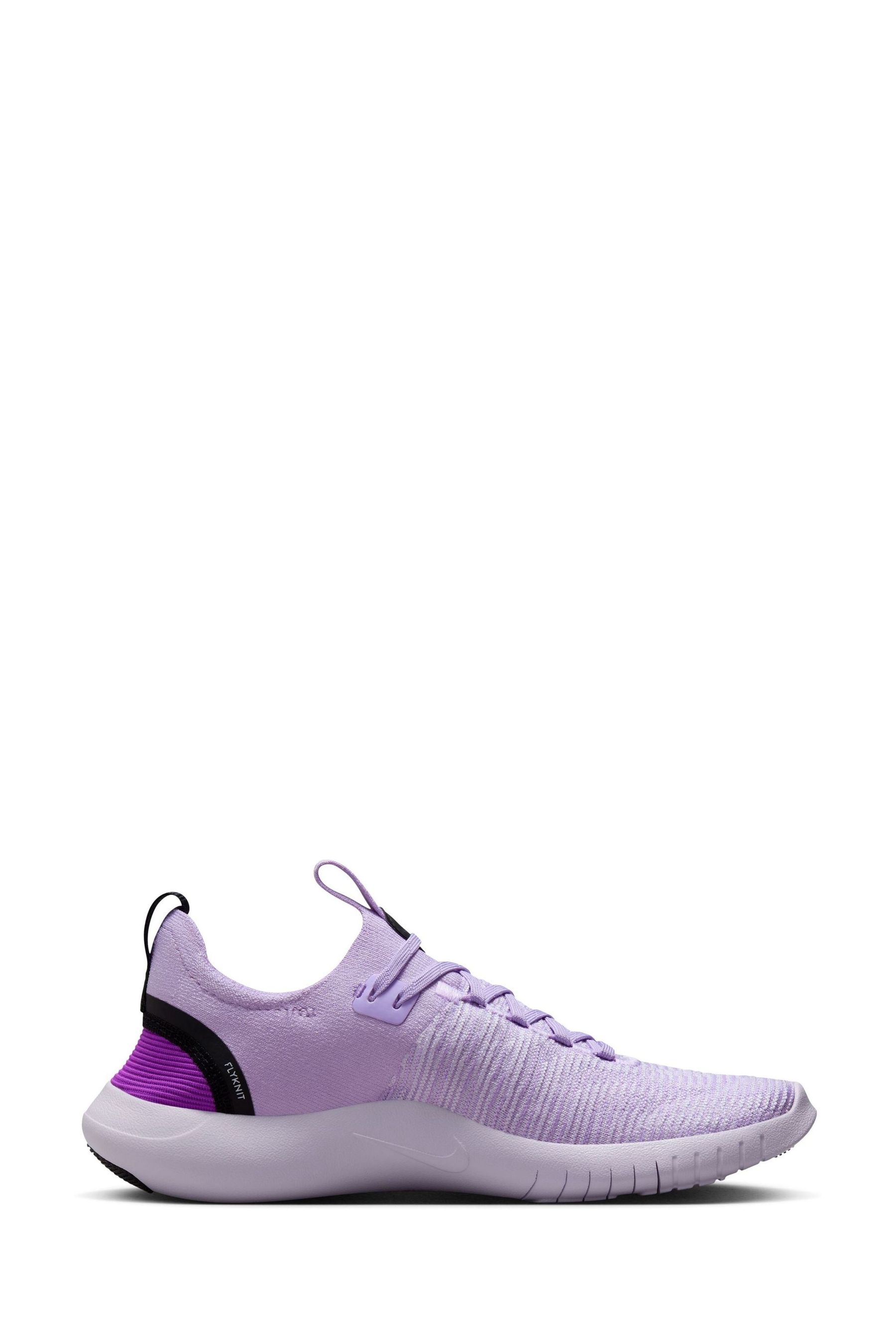 Nike free run flyknit purple sales