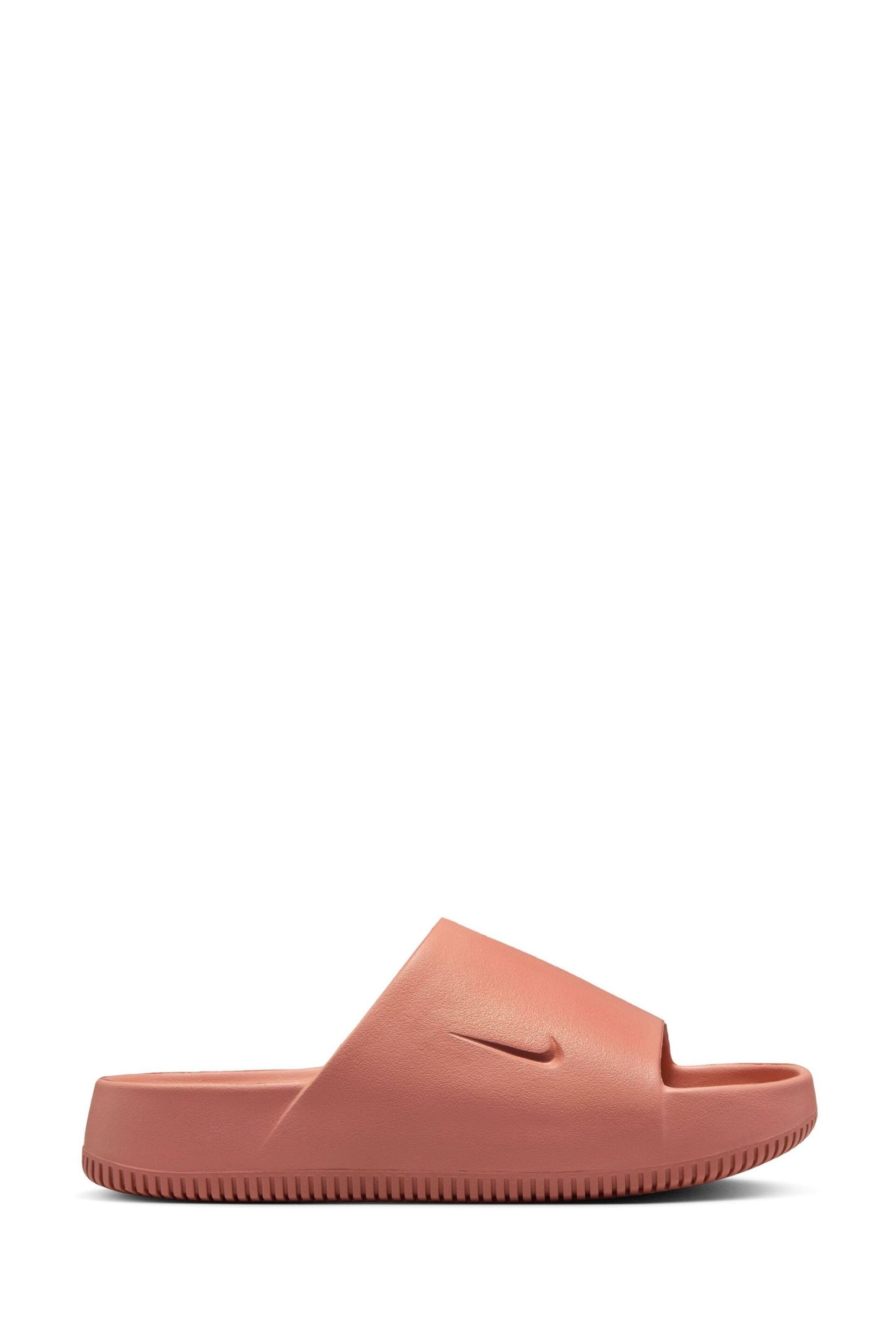 Nike Brown Calm Sliders - Image 1 of 6
