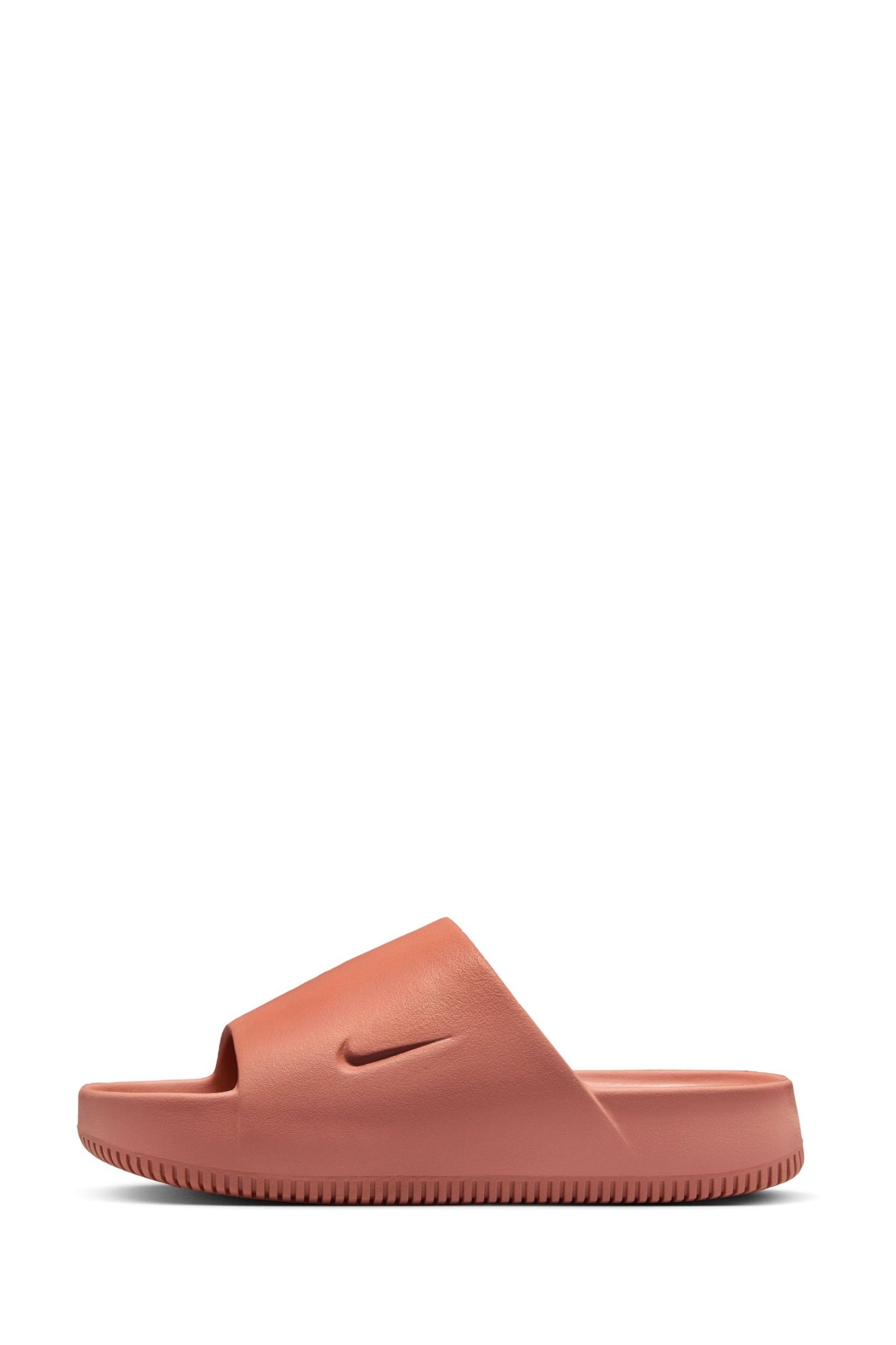 Nike Brown Calm Sliders - Image 2 of 6