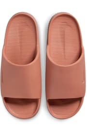 Nike Brown Calm Sliders - Image 3 of 6