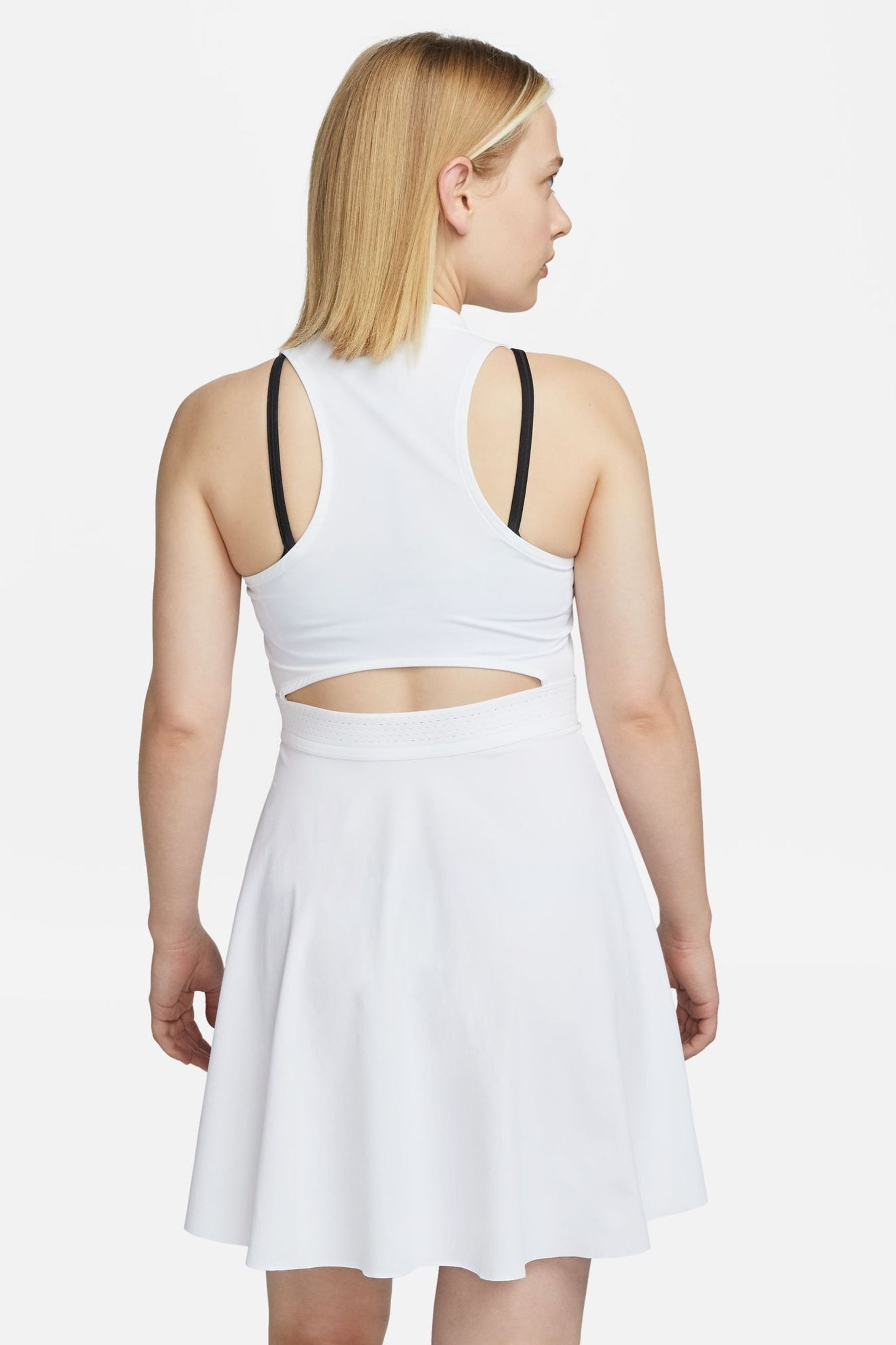 Buy Nike White Dri FIT Advantage Tennis Dress from the Next UK online shop