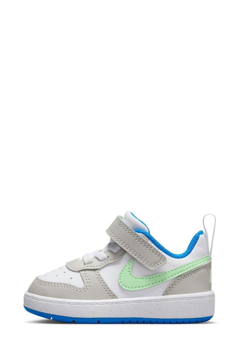 Nike White/Grey/Black Infant Court Borough Low Recraft Trainers - Image 2 of 10