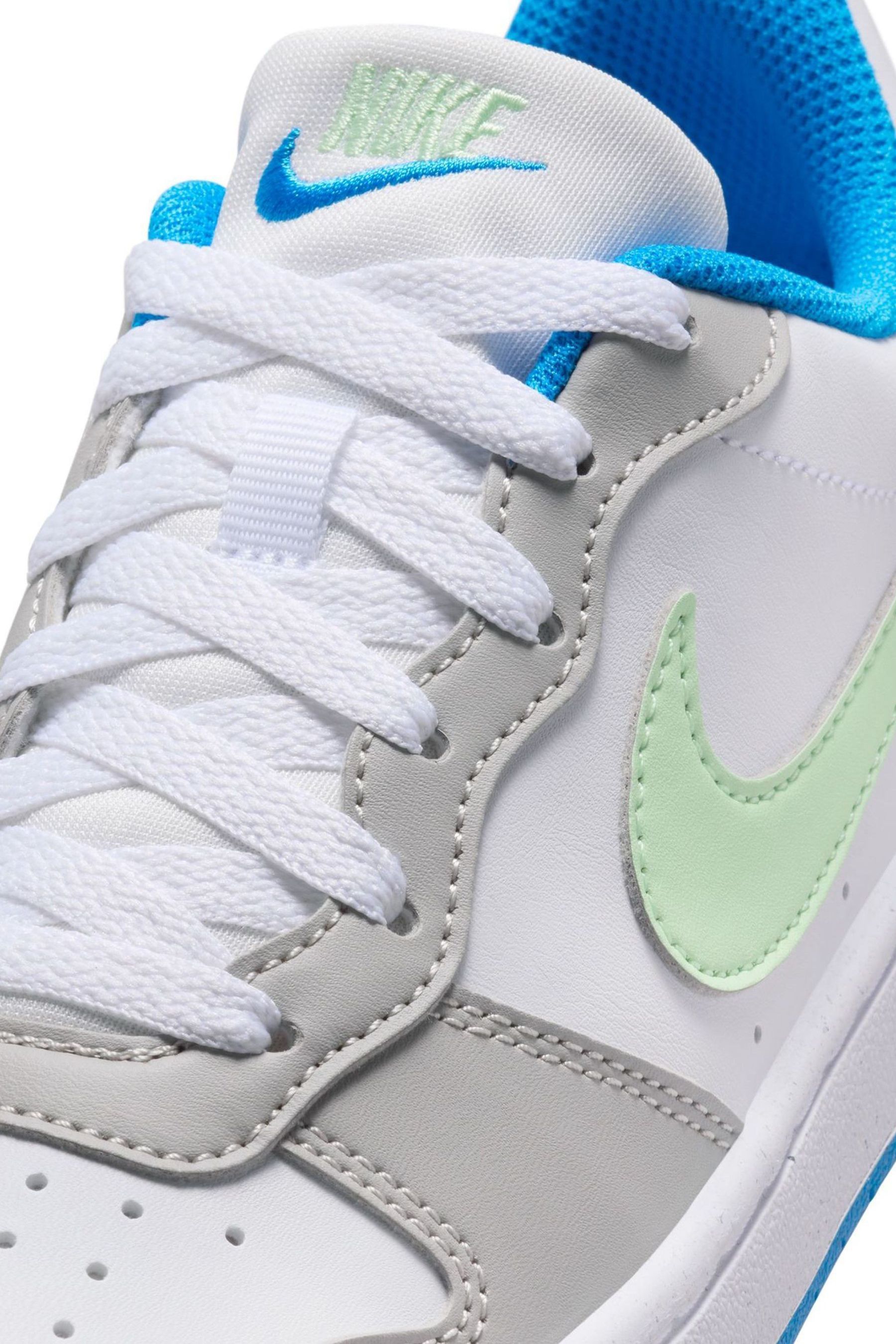 Buy Nike White Grey Black Youth Court Borough Low Recraft Trainers from the Next UK online shop