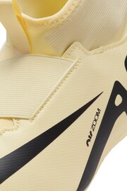 Nike Yellow Jr. Mercurial Superfly 9 Academy Artificial Grass Football Boots - Image 9 of 11