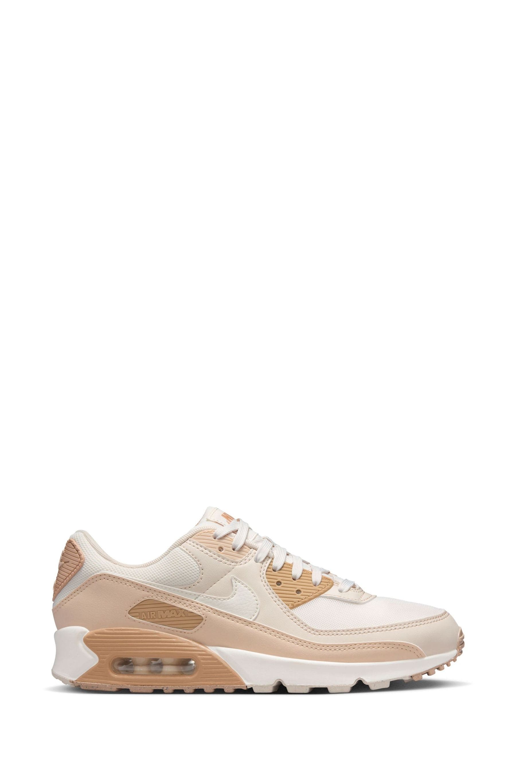Buy Nike Cream Pink Air Max 90 Trainers from the Next UK online shop
