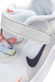 Nike White/Multi Infant Revolution 7 Trainers - Image 10 of 11