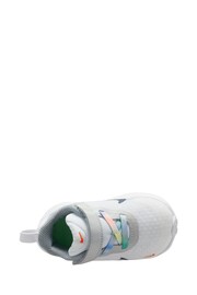 Nike White/Multi Infant Revolution 7 Trainers - Image 8 of 11