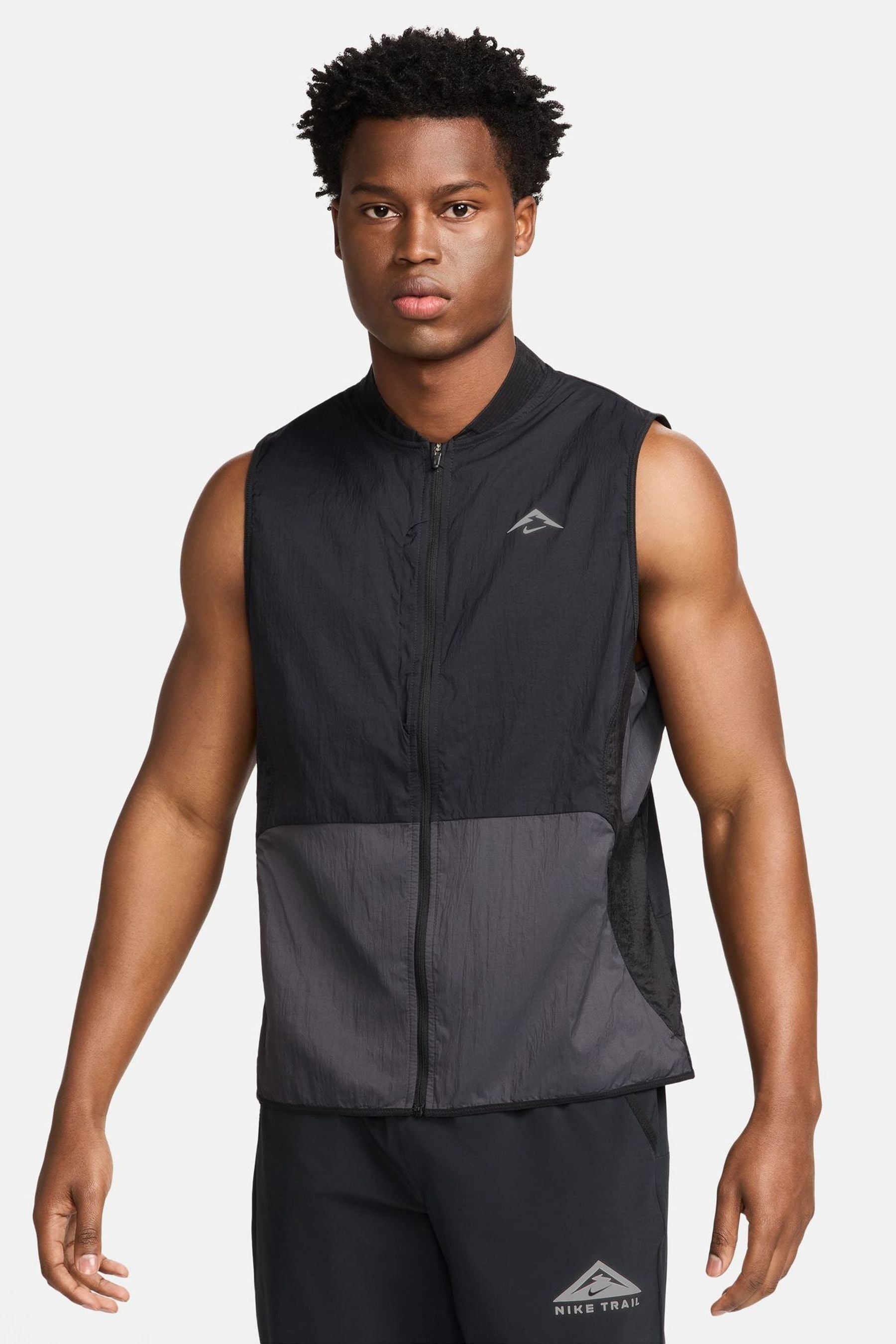 Buy Nike Black Trail Aireez Running Vest from Next Lithuania