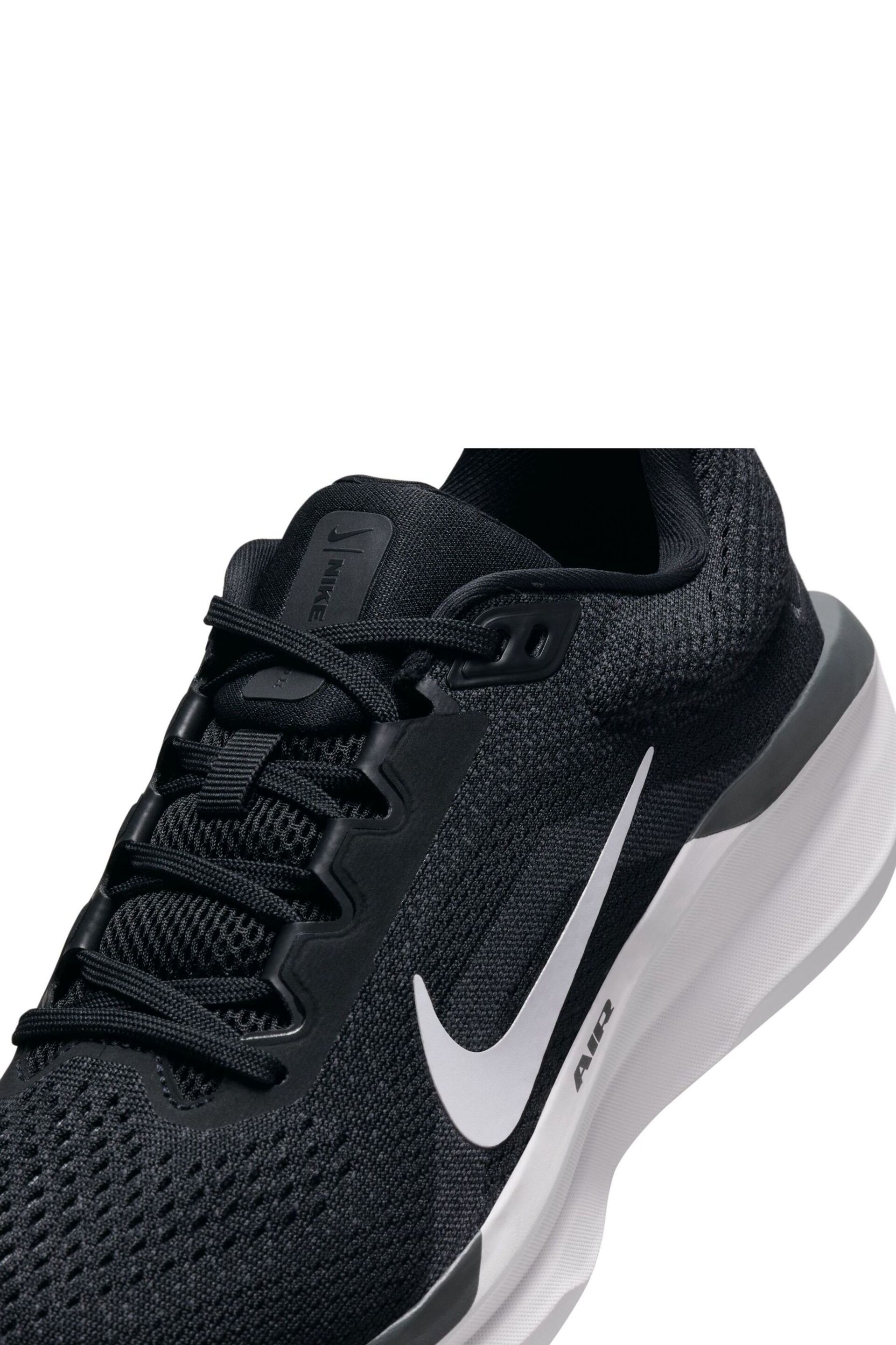 Nike Black/White Winflo 11 Road Running Trainers - Image 10 of 11
