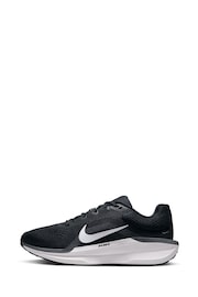 Nike Black/White Winflo 11 Road Running Trainers - Image 2 of 11