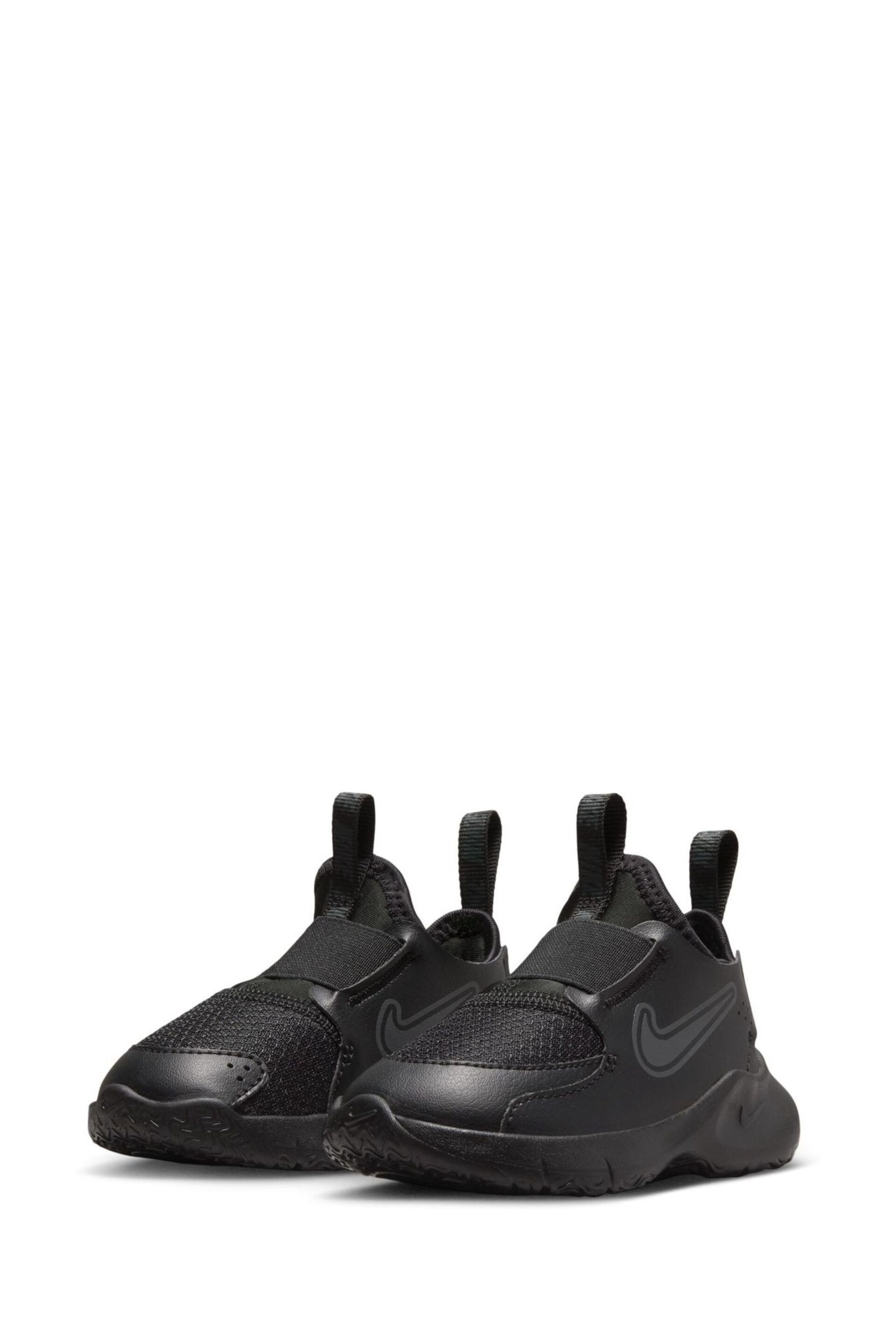 Nike Black Infant Flex Runner 3 Trainers - Image 2 of 10