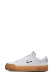 Nike Off white Court Legacy Lift Platform Trainers - Image 4 of 11