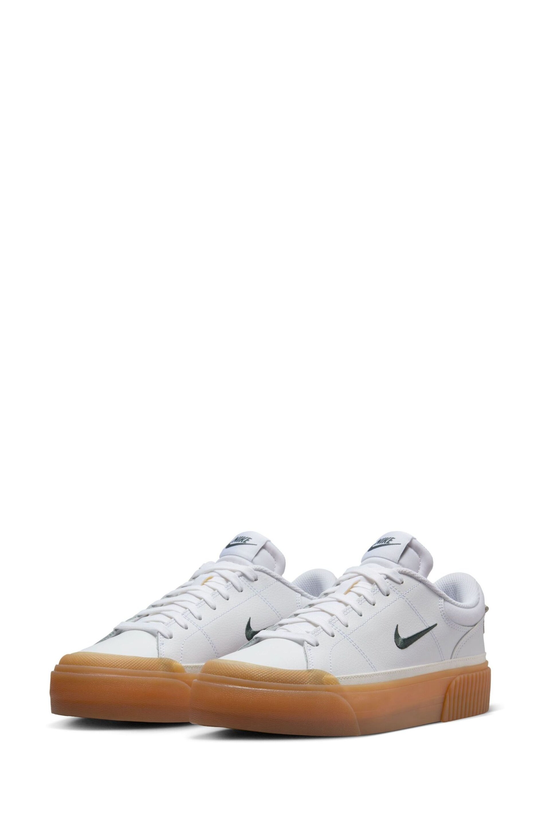 Nike White Court Legacy Lift Trainers - Image 5 of 11