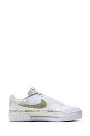 Nike White Court Legacy Lift Trainers - Image 4 of 10