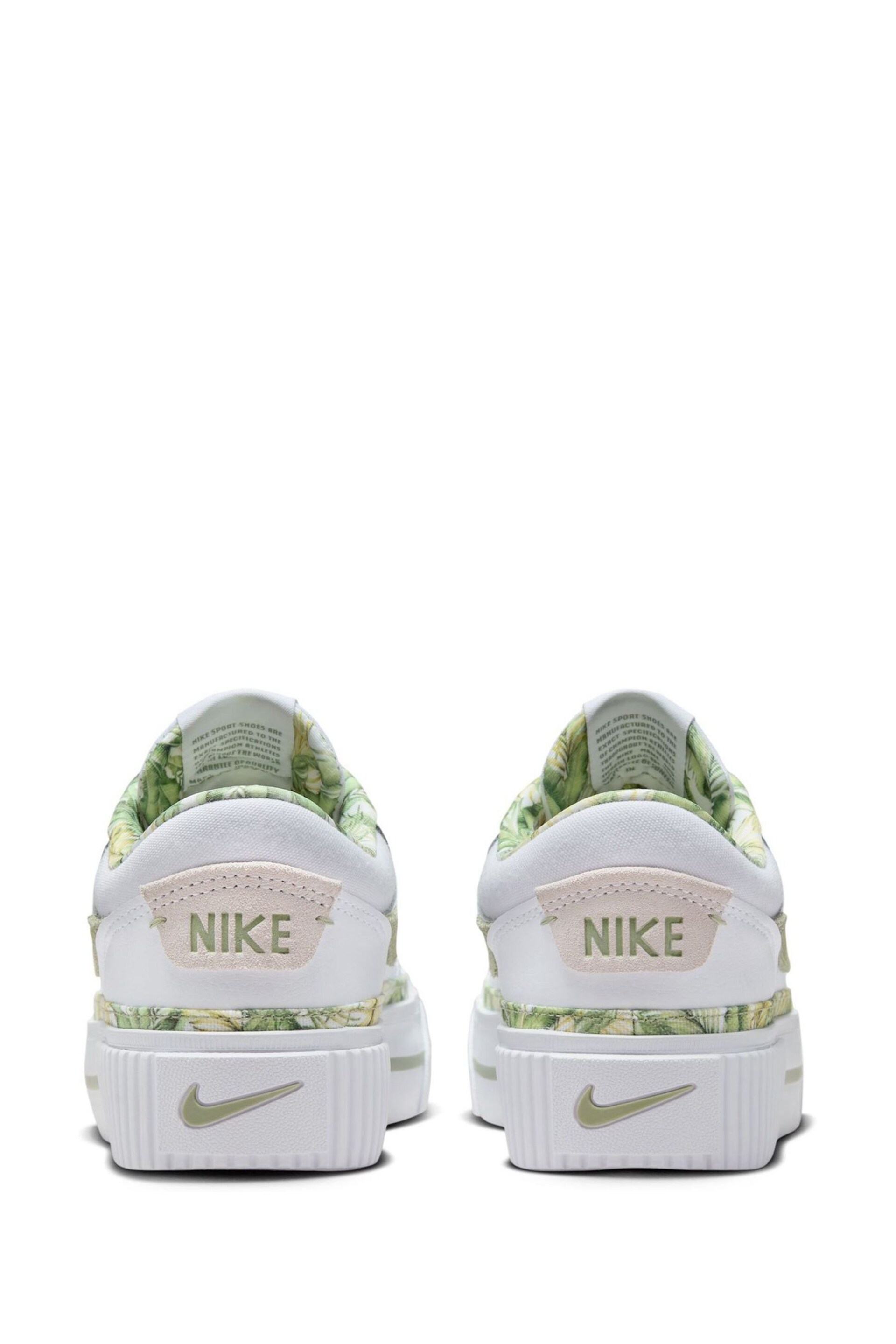 Nike White Court Legacy Lift Trainers - Image 6 of 10