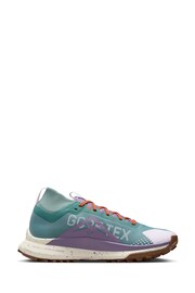 Nike Green React Pegasus Trail 4 Goretex Waterproof Running Trainers - Image 4 of 14