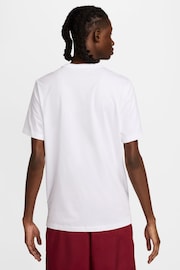 Nike White Liverpool FC Swoosh T-Shirt - Image 2 of 5