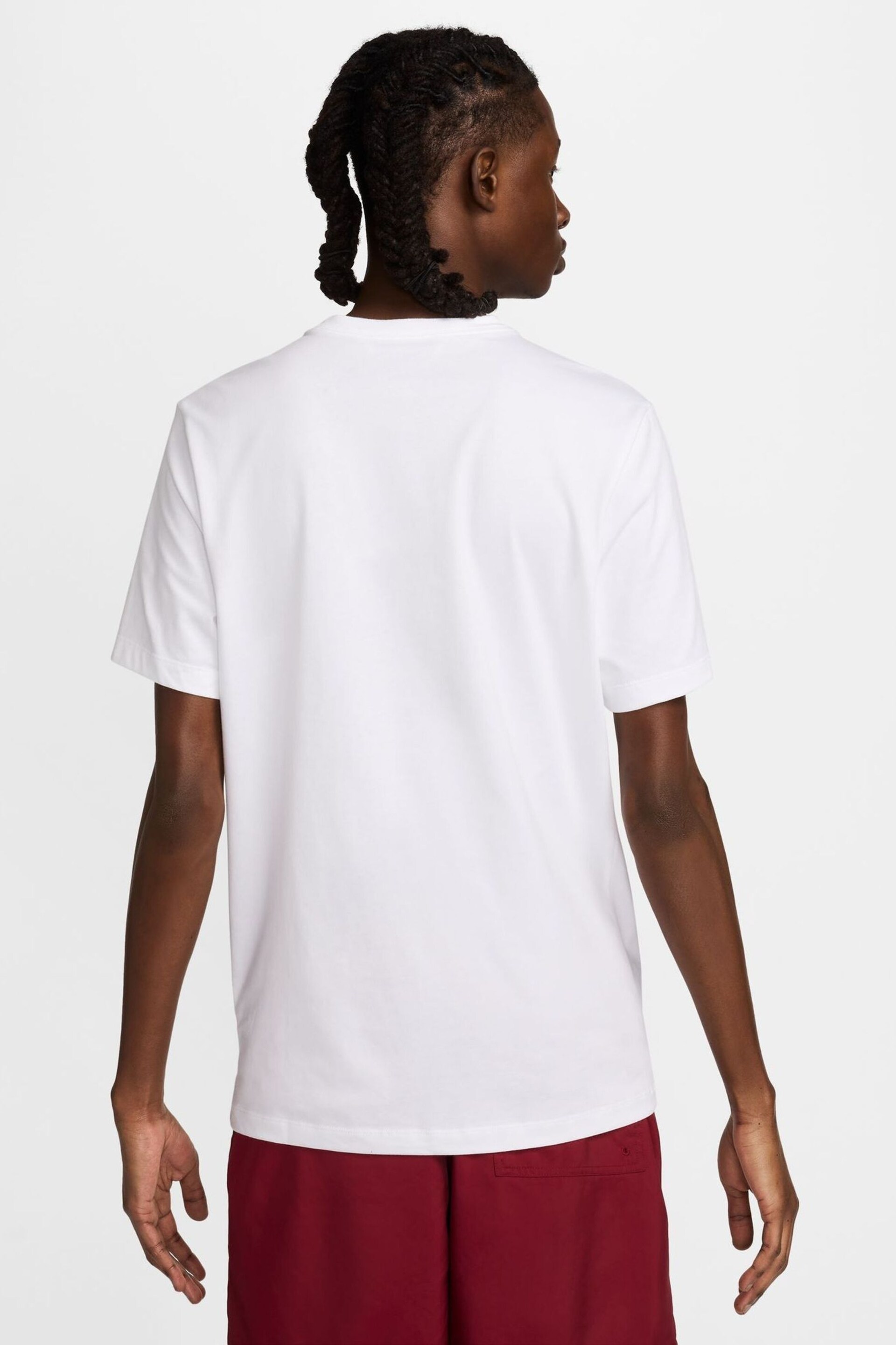 Nike White Liverpool FC Swoosh T-Shirt - Image 2 of 8