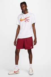 Nike White Liverpool FC Swoosh T-Shirt - Image 5 of 5