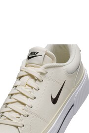 Nike White cream Court Legacy Lift Trainers - Image 11 of 14