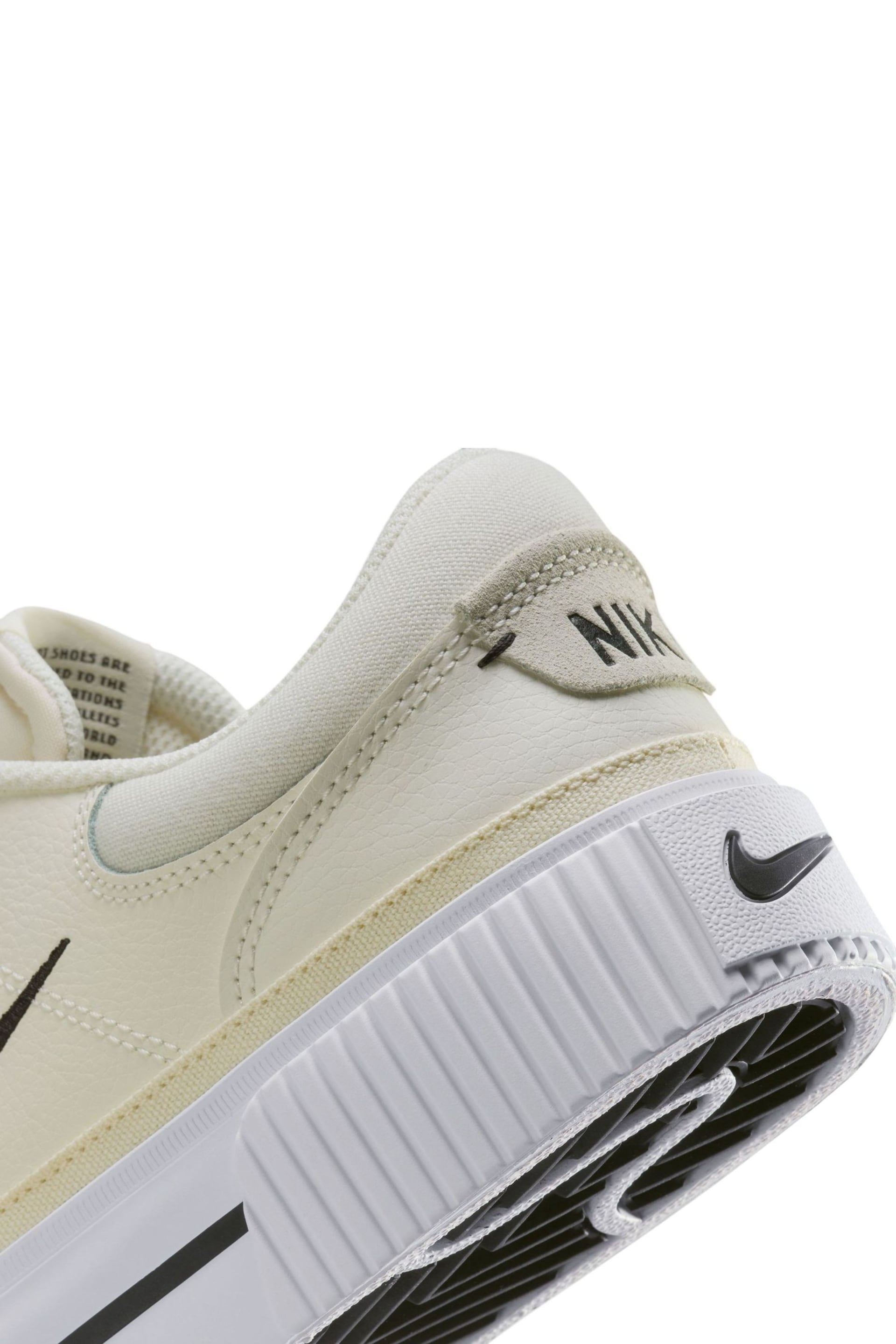Nike White cream Court Legacy Lift Trainers - Image 12 of 14