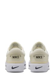 Nike White cream Court Legacy Lift Trainers - Image 7 of 14