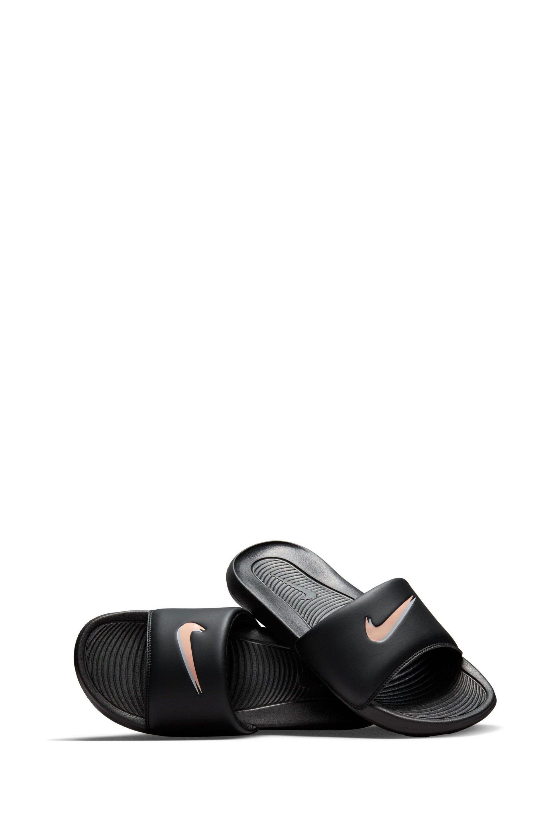 Nike Coal Black Victori One Sliders - Image 4 of 7