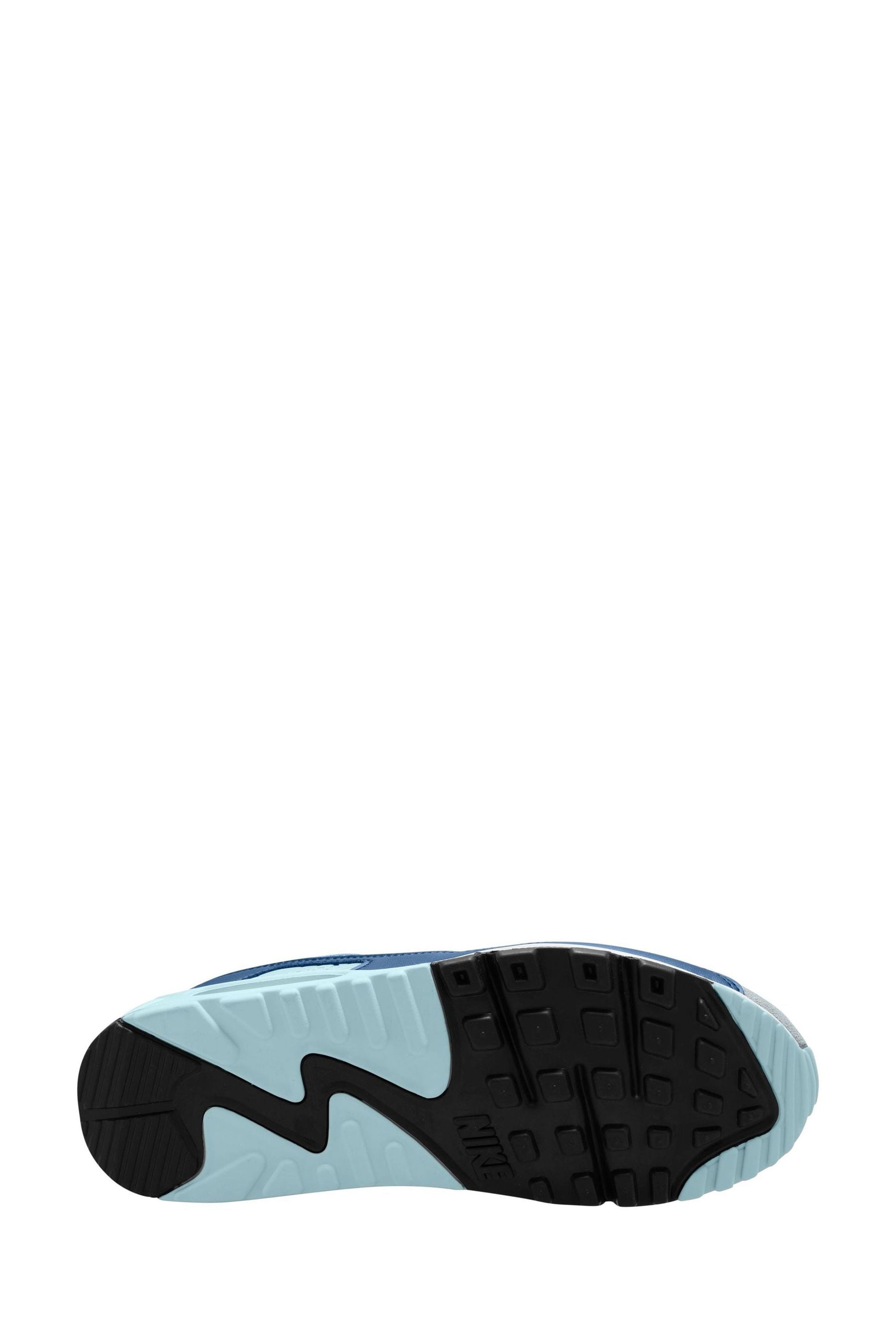 Blue and black nike air max 9 store