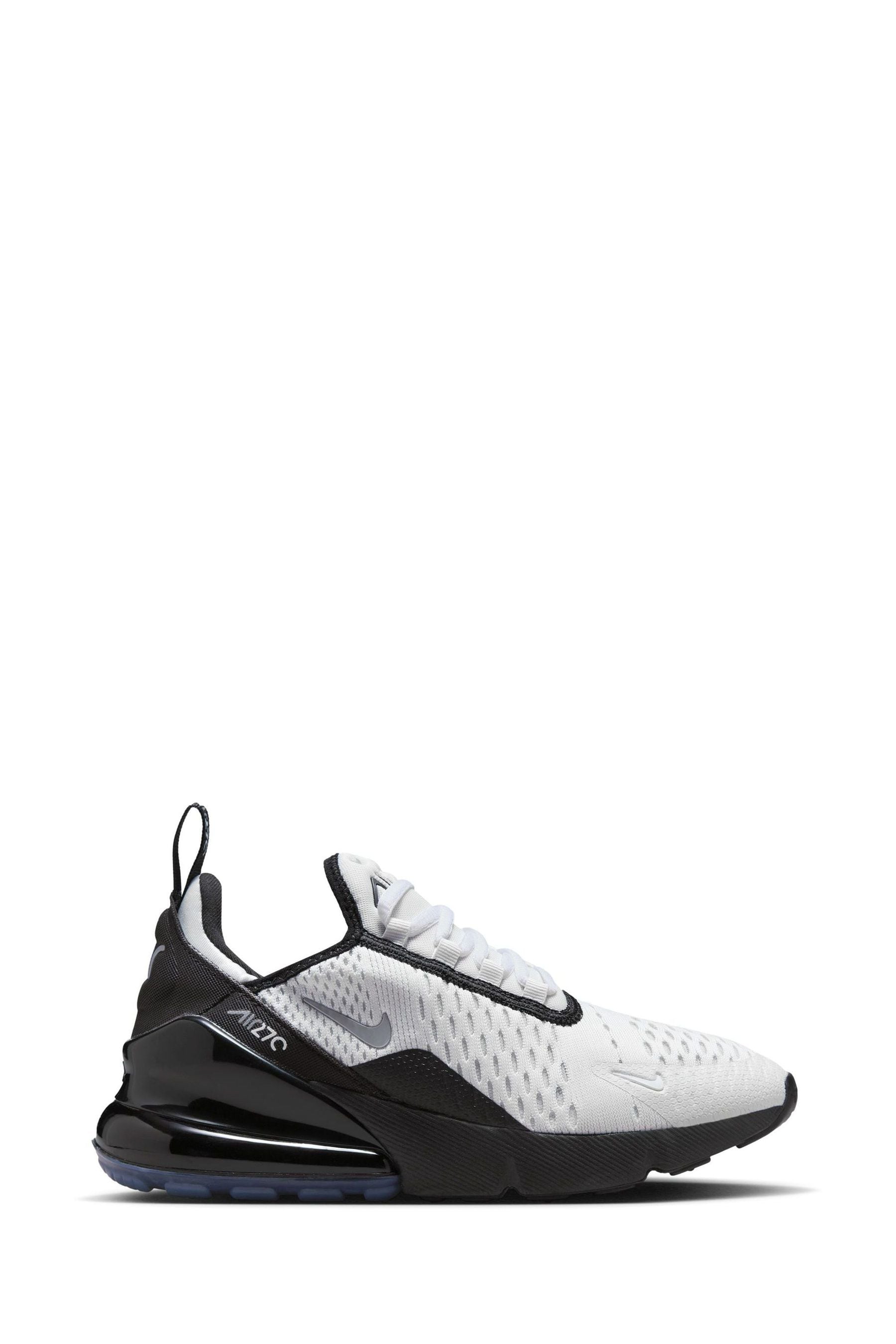 Nike air max 270 black and white youth top