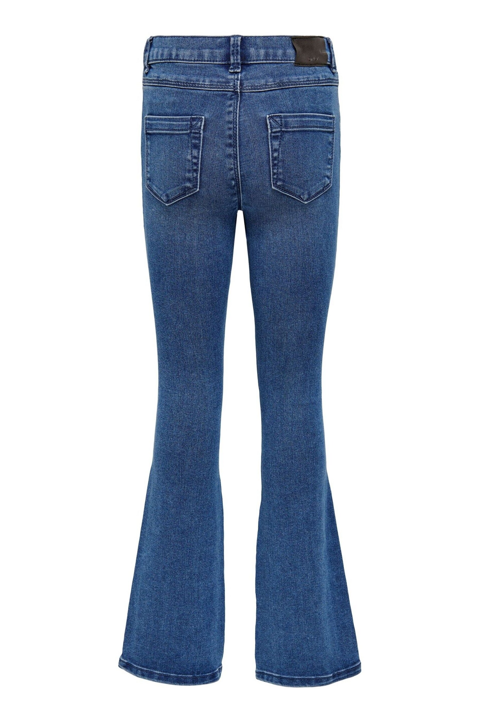 ONLY KIDS Flare Leg Jeans With Adjustable Waist - Image 4 of 5