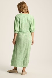Joules Laurie Green Viscose Midi Dress - Image 2 of 5