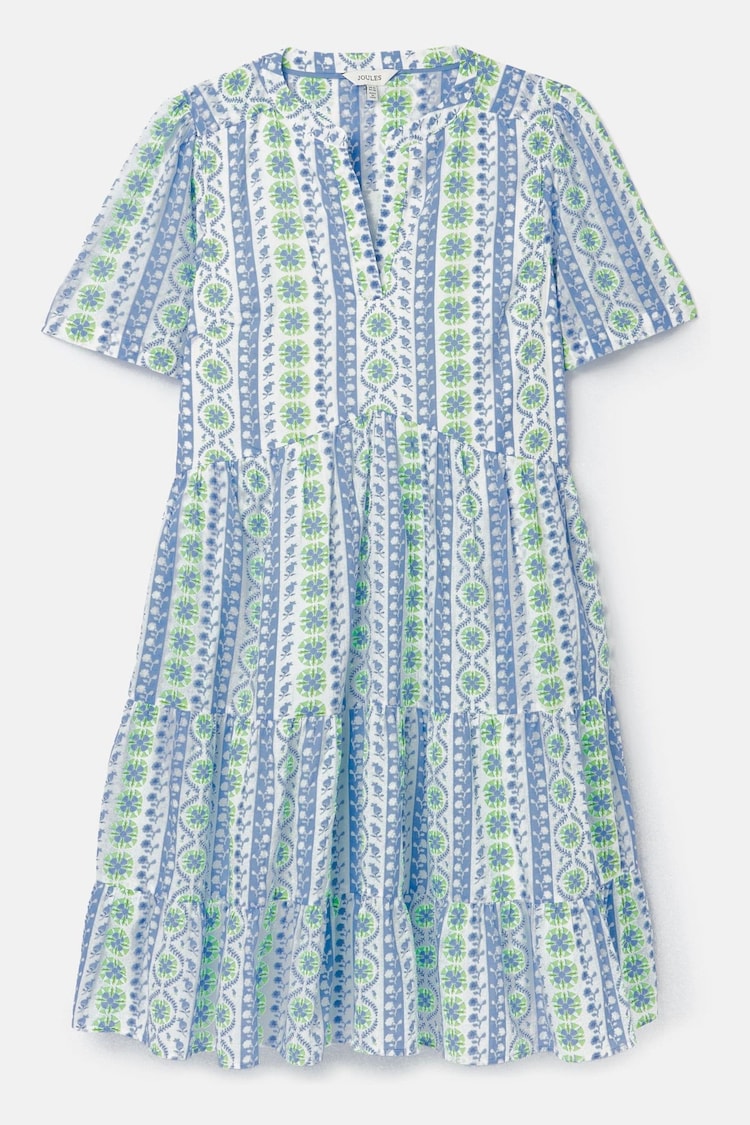 Joules Ariella Blue Cotton Dress - Image 5 of 5