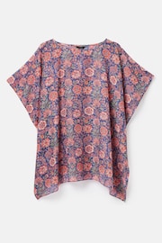 Joules Rosanna Navy & Pink Beach Cover-Up - Image 7 of 7