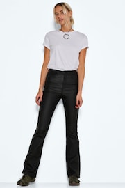 NOISY MAY Black High Waisted Flare Jeans - Image 4 of 6