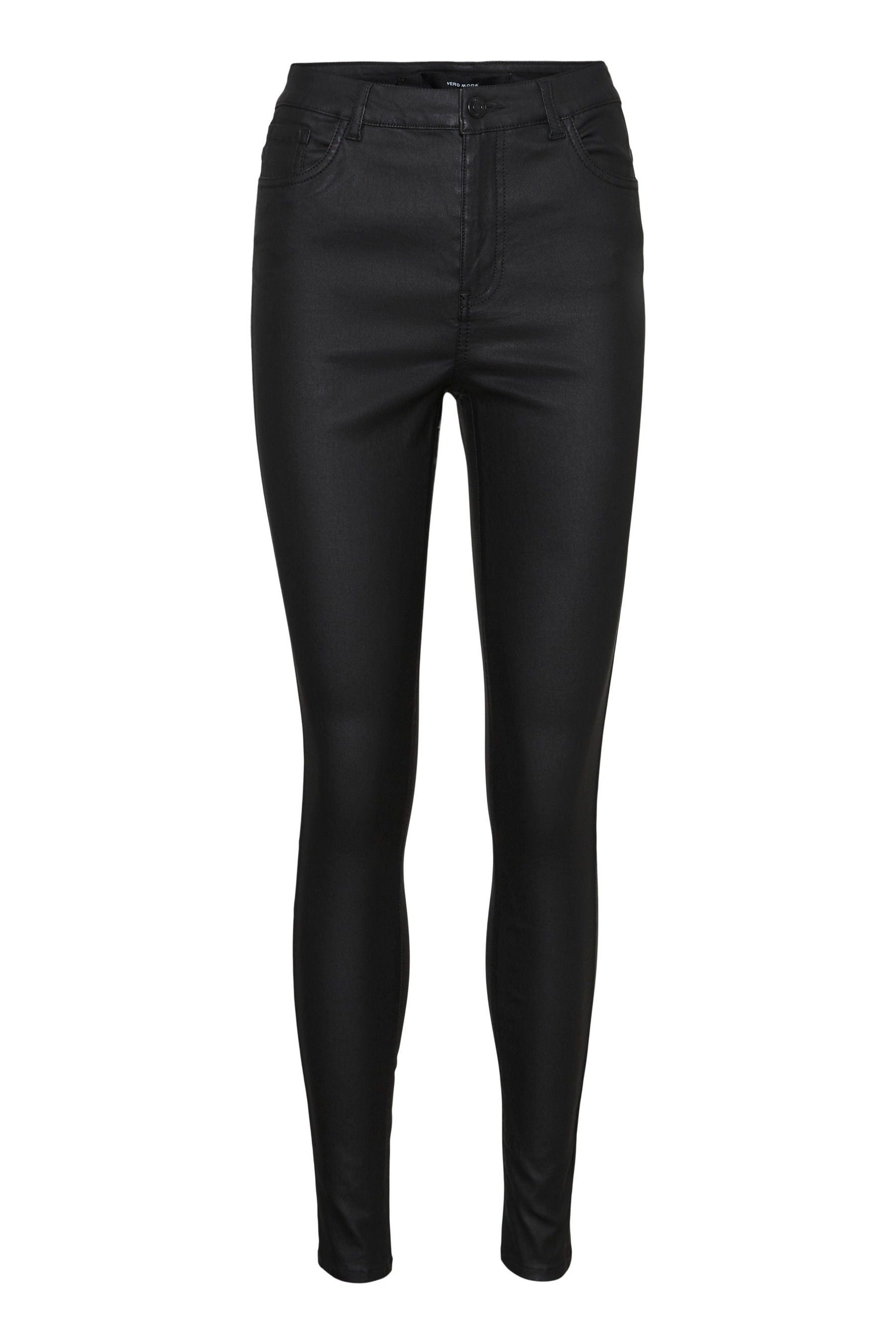 Vero moda coated skinny jeans hot sale