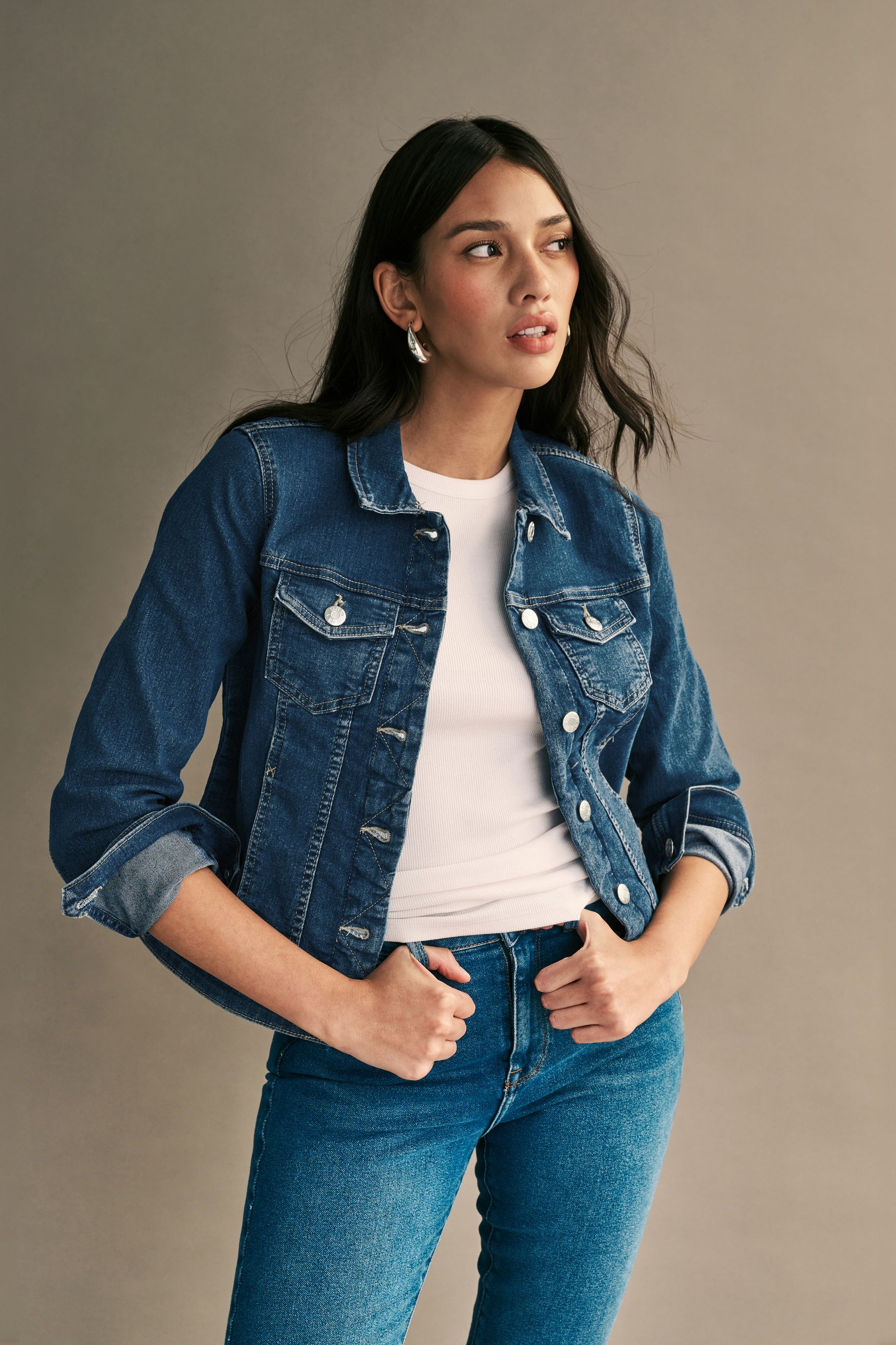Only Wonder Denim Jacket Blue L Woman 15243147 MediumBlueDenim L