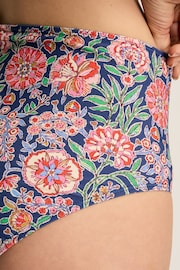 Joules Jasmine Pink & Navy Tankini Bottoms - Image 4 of 5