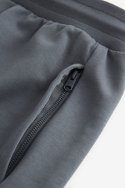 Navy Slim Zip Pocket Jersey Shorts - Image 3 of 9