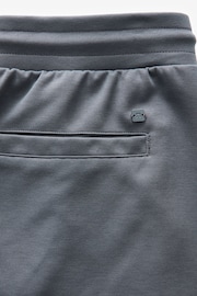 Slate Grey Zip Pocket Jersey Shorts - Image 5 of 8