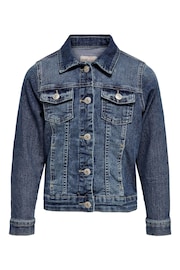 ONLY KIDS Blue Denim Jacket - Image 1 of 3