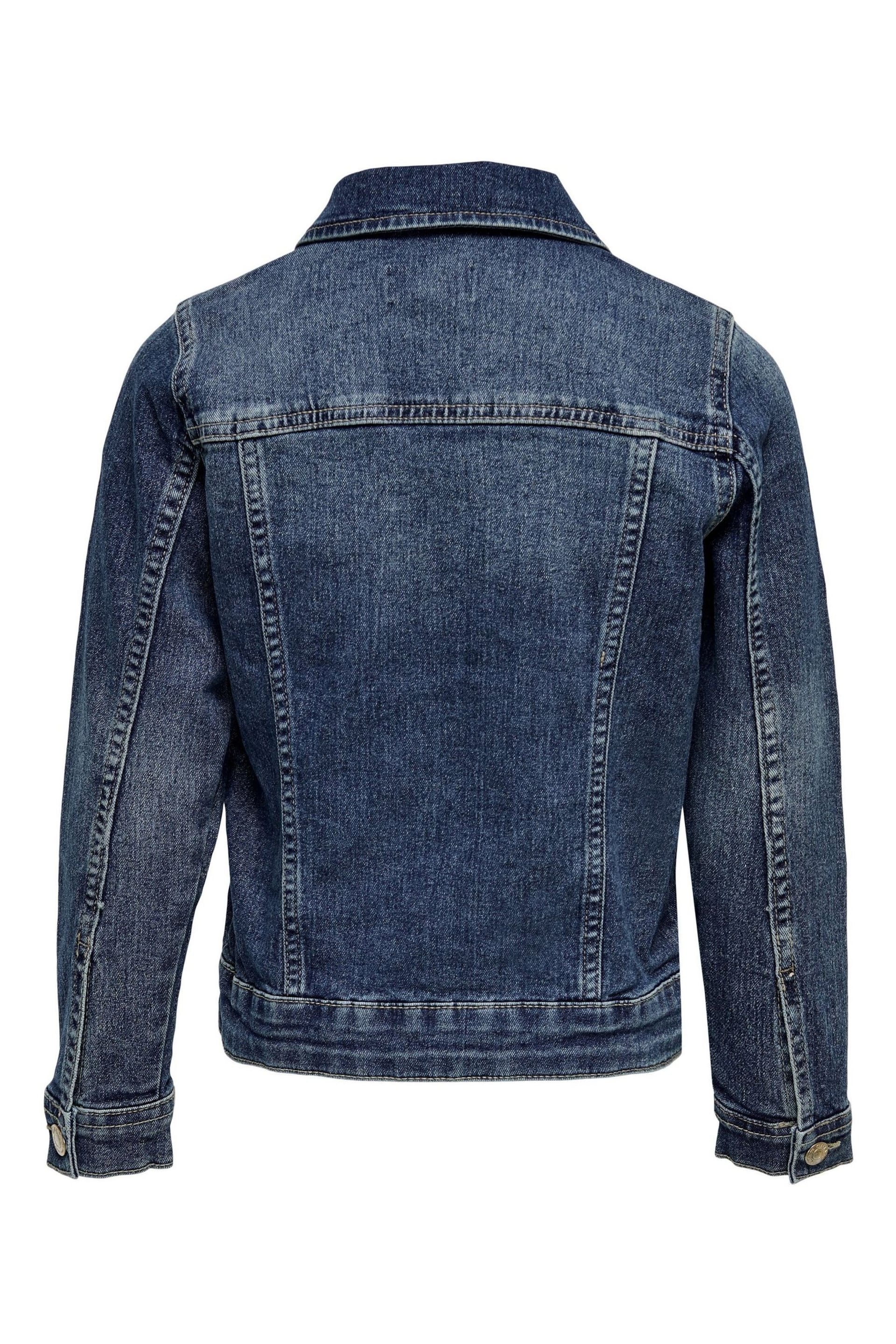 ONLY KIDS Blue Denim Jacket - Image 2 of 3