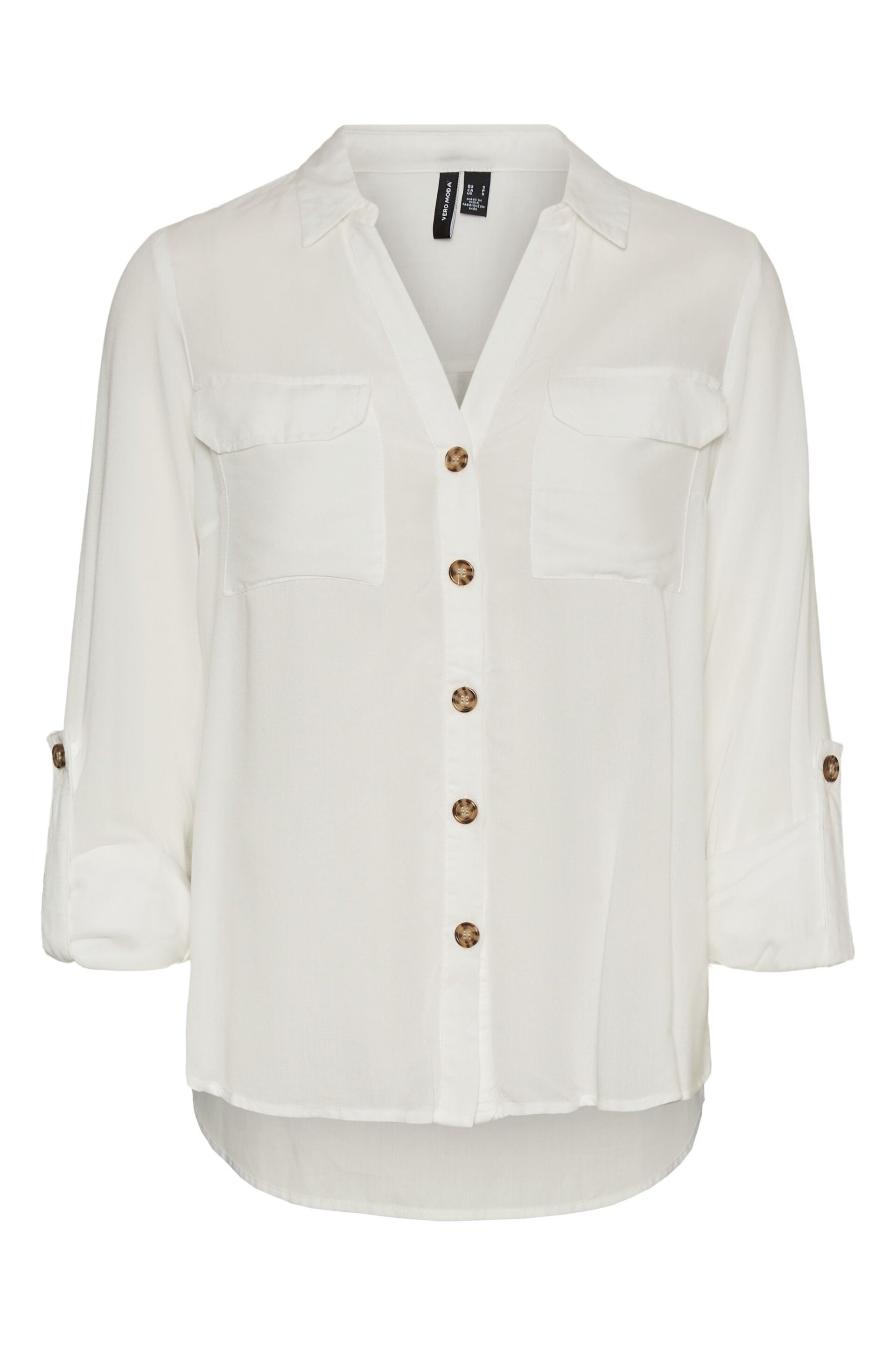 VERO MODA White Button Up Shirt - Image 6 of 6