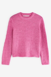 ONLY Pink Round Neck Soft Touch Knitted Jumper - Image 6 of 6