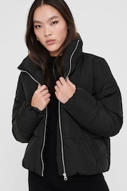 JDY Black Padded Jacket - Image 4 of 5