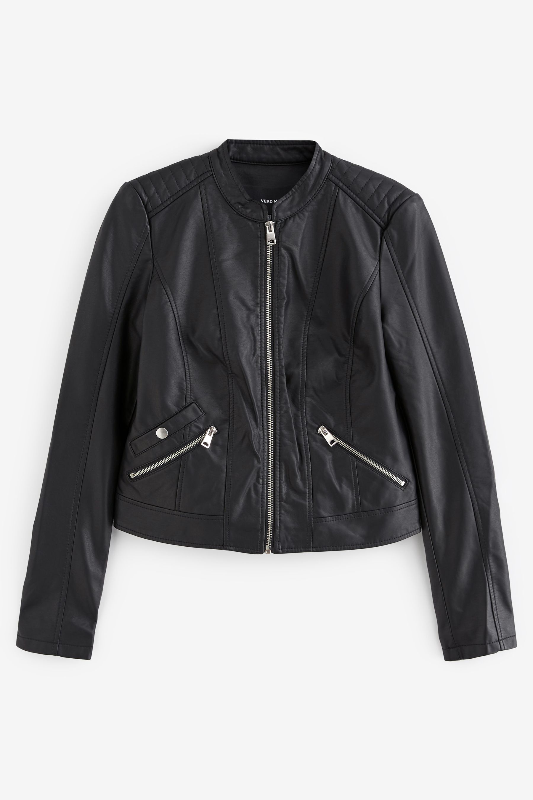 Vero Moda Khloefavo Leather Jacket Black L Woman