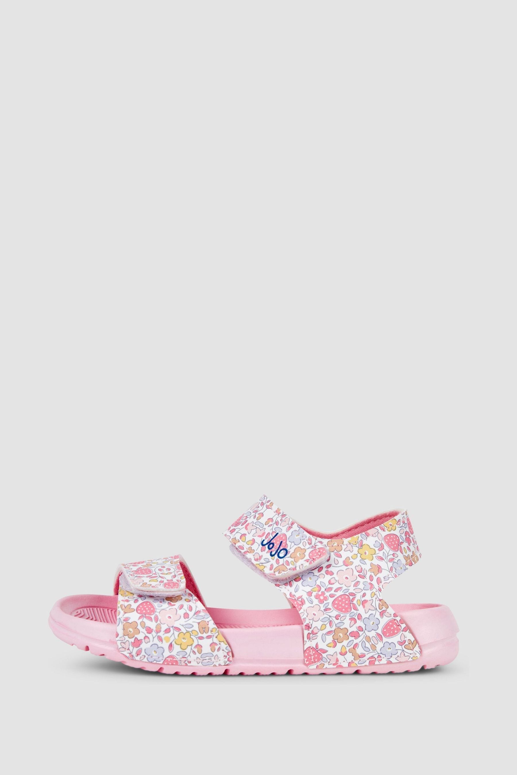 Buy JoJo Maman Bebe Pink Summer Sandals from Next Luxembourg