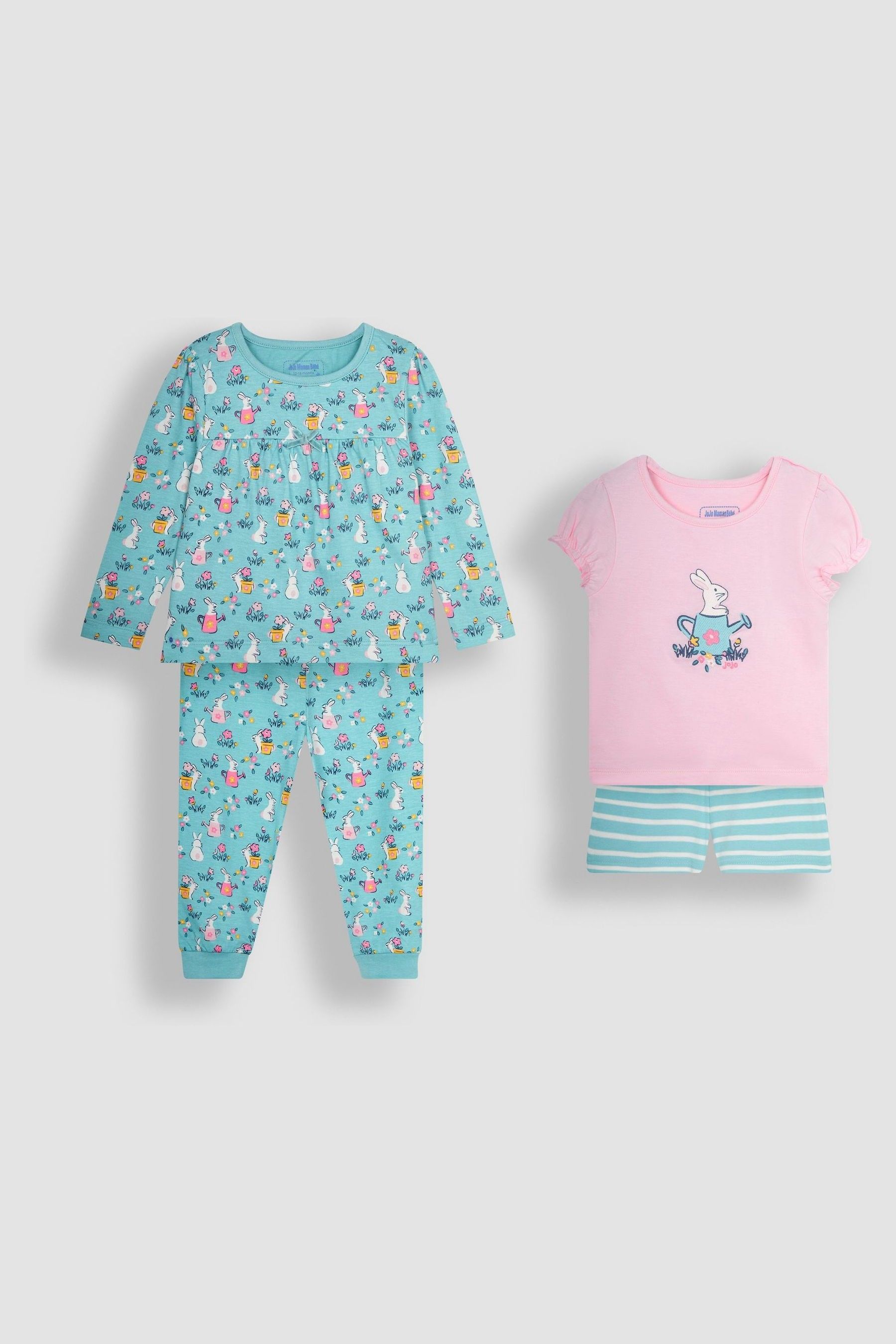 Buy JoJo Maman Bebe Duck Egg 2 Pack Bunny Jersey Pyjamas from Next Austria
