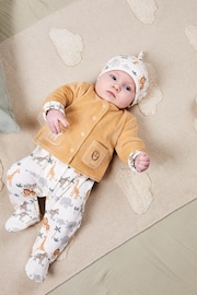 JoJo Maman Bébé Safari 2-Piece Safari Sleepsuit & Jacket Set - Image 1 of 6